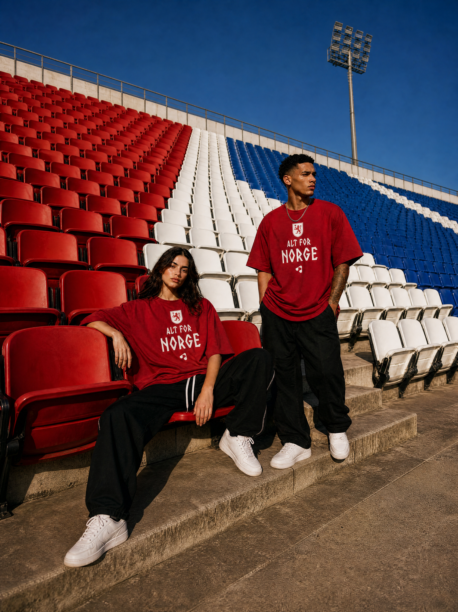 Alt For Norge T-skjorte - Oversized Fit