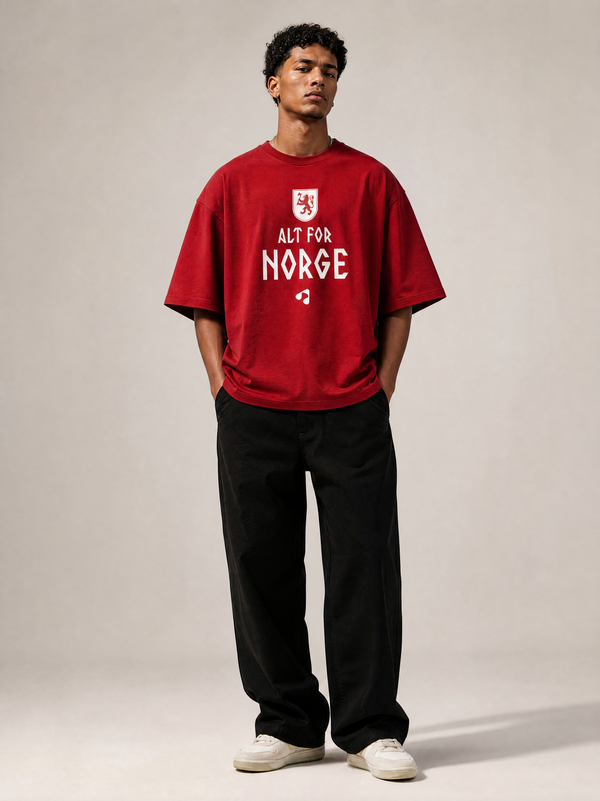 Alt For Norge T-skjorte - Box Fit