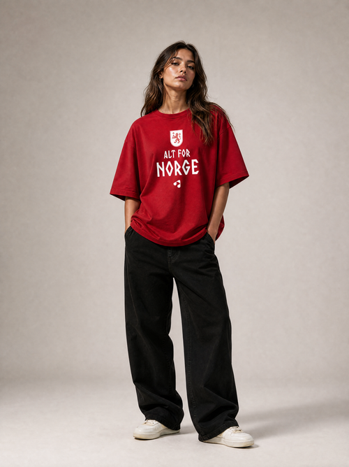 Alt For Norge T-skjorte - Box Fit