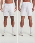 Court shorts til herre – hvit og gull