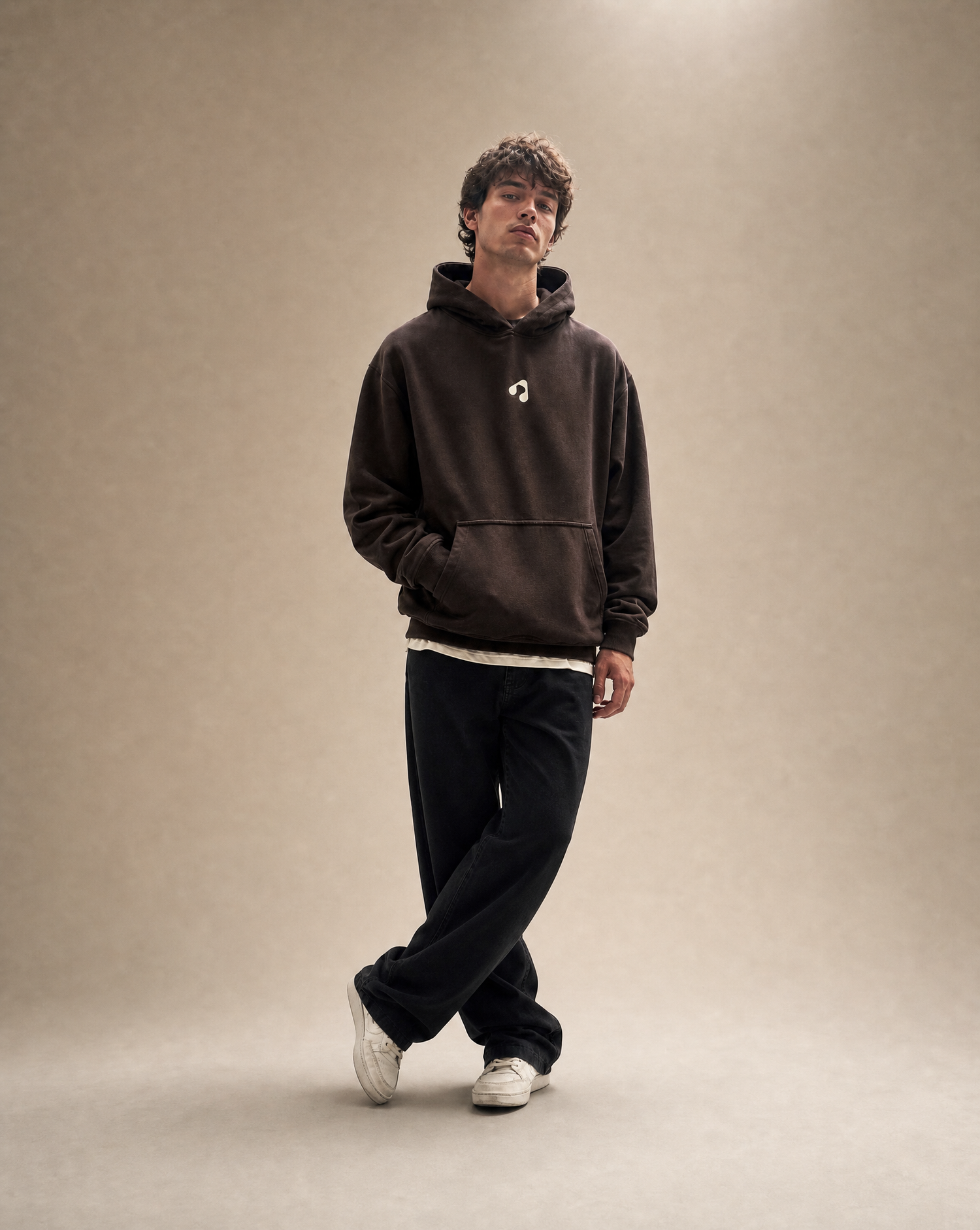 BoostEveryday Relaxed Fit Brown Hoodie – Unisex Hoodie