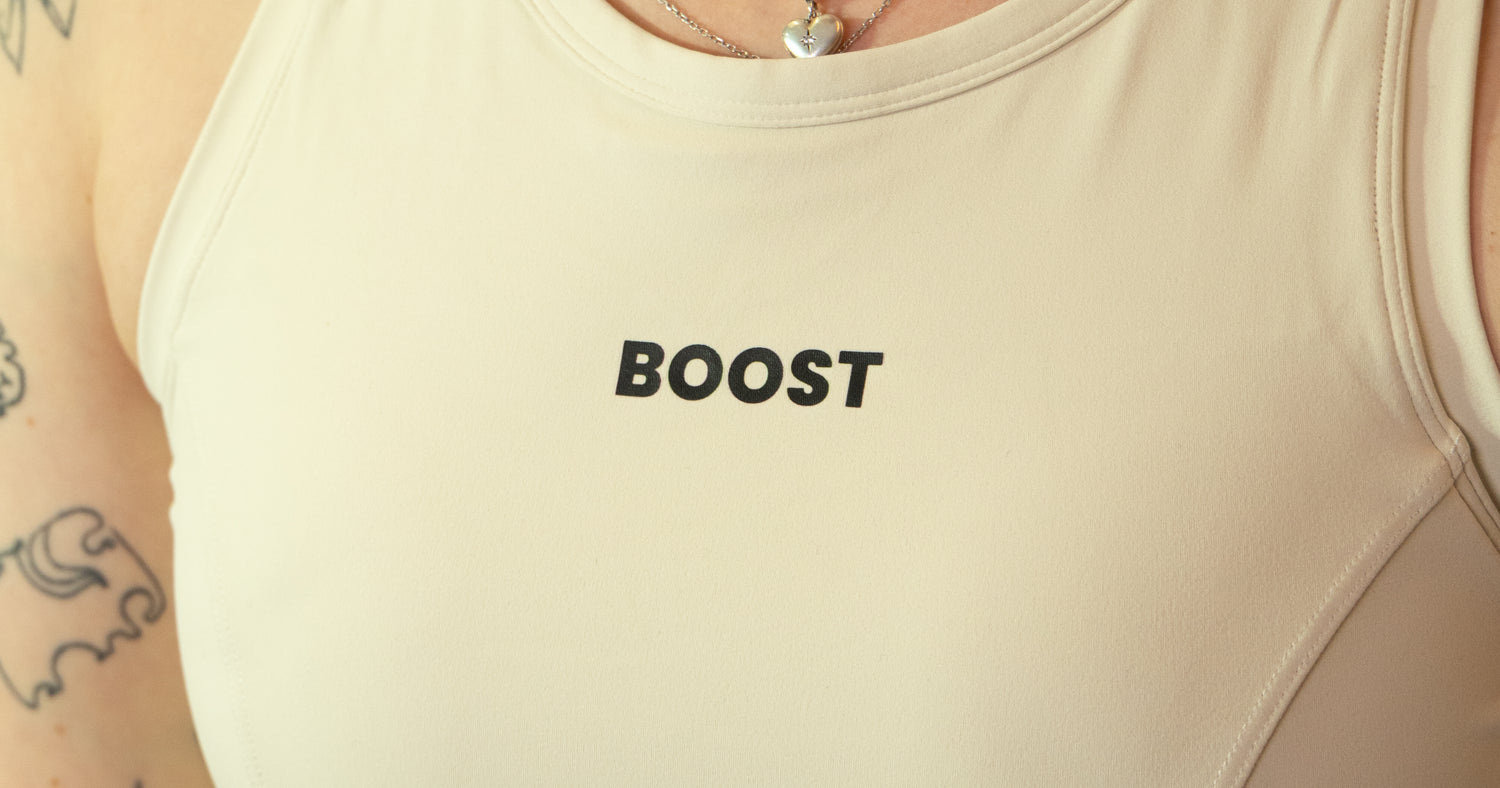 Boost Side-Scrunch Sports Top