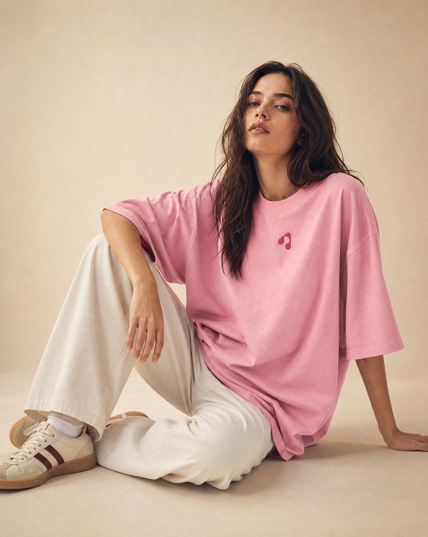 BoostEveryday Oversized Pink T-Shirt