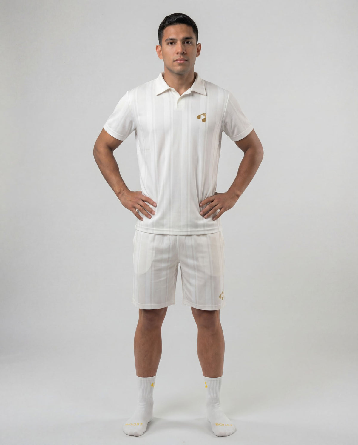 Boost Court Polo White/Gold