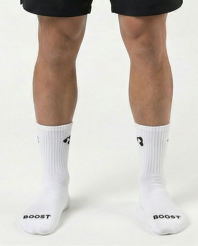 Boost Performance Socks - White