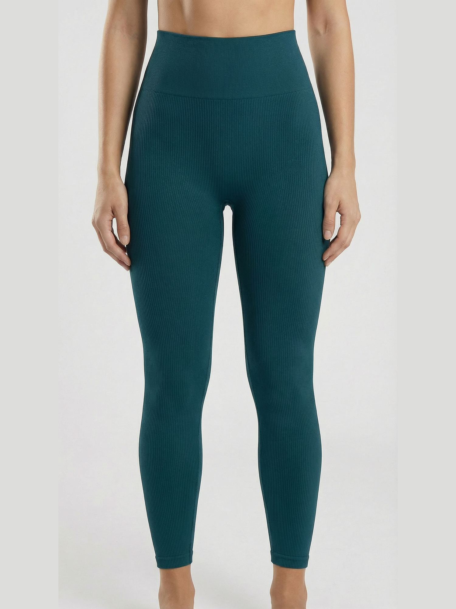 Boost Teal Blue High-Waisted Scrunch Tights