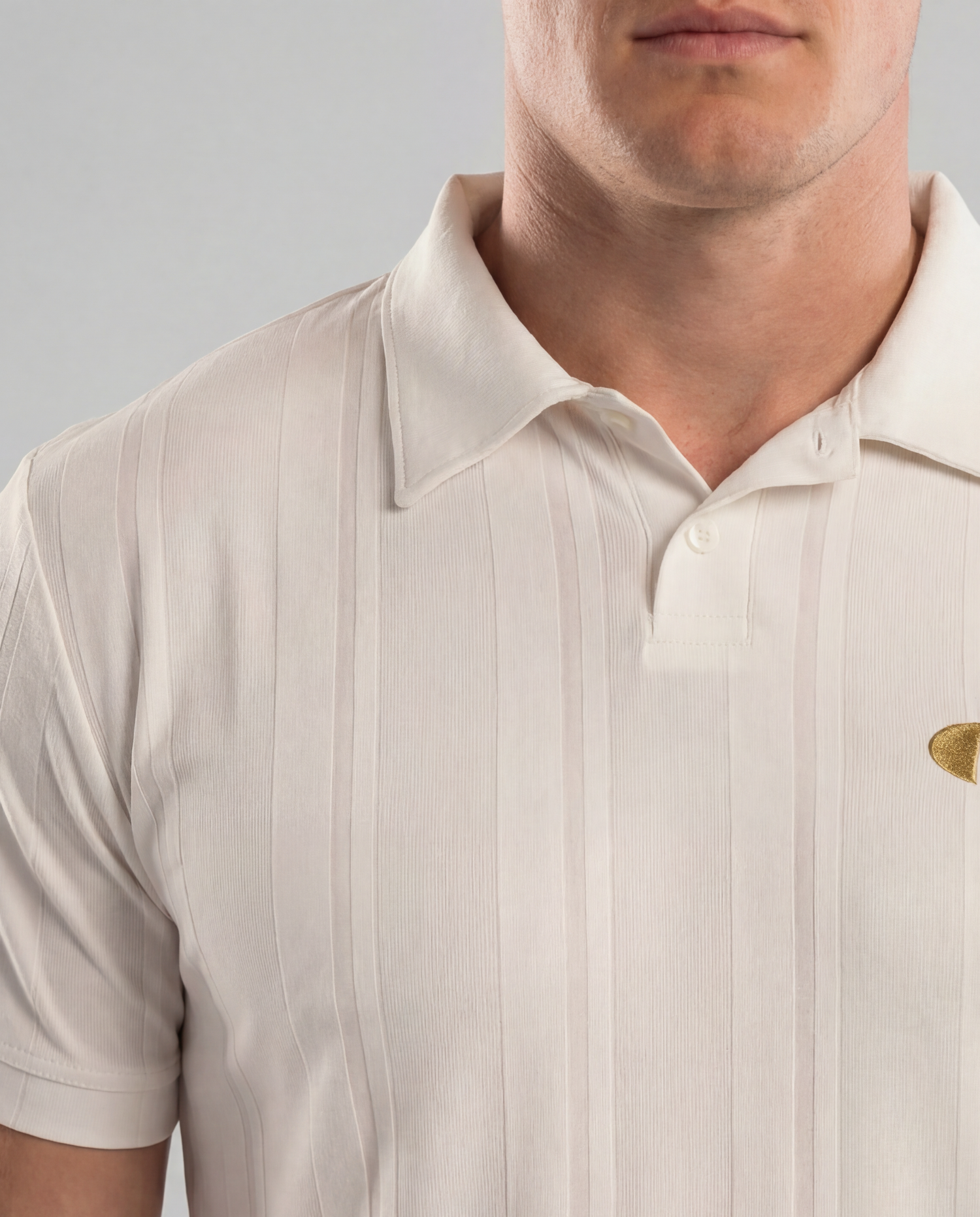 BoostCourt Polo White/Gold