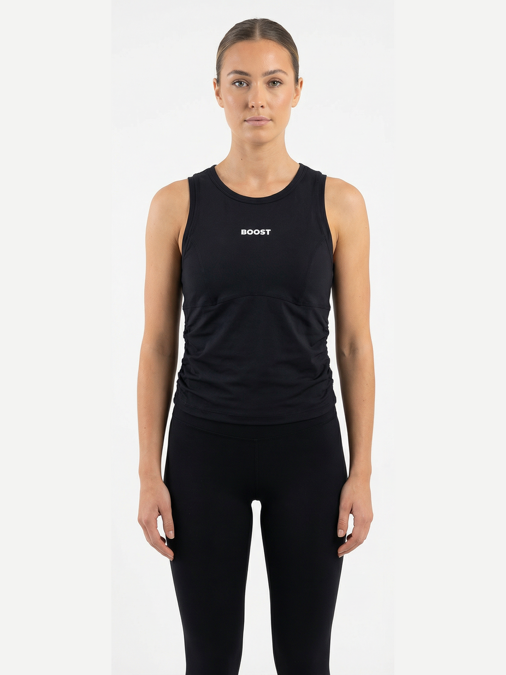 Boost Women's Side-Scrunch Sports Top