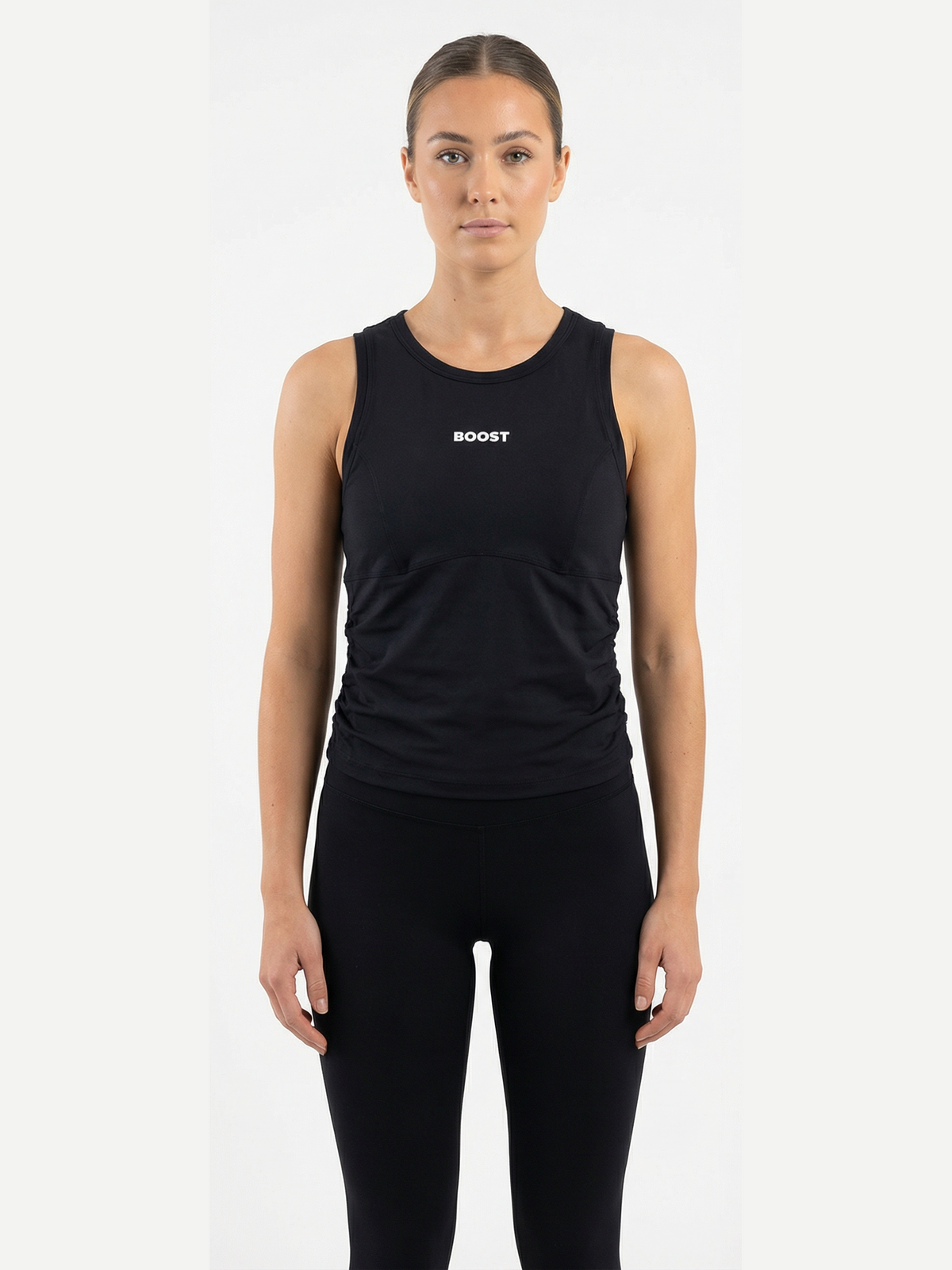 Boost Side-Scrunch Sports Top