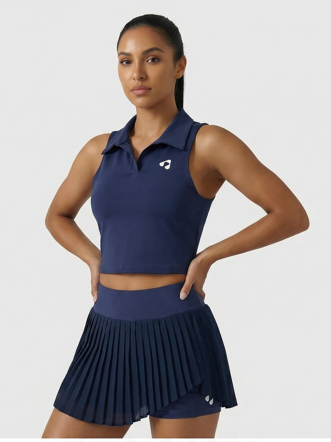 BoostCourt Polo Sports Top with Built-in Br