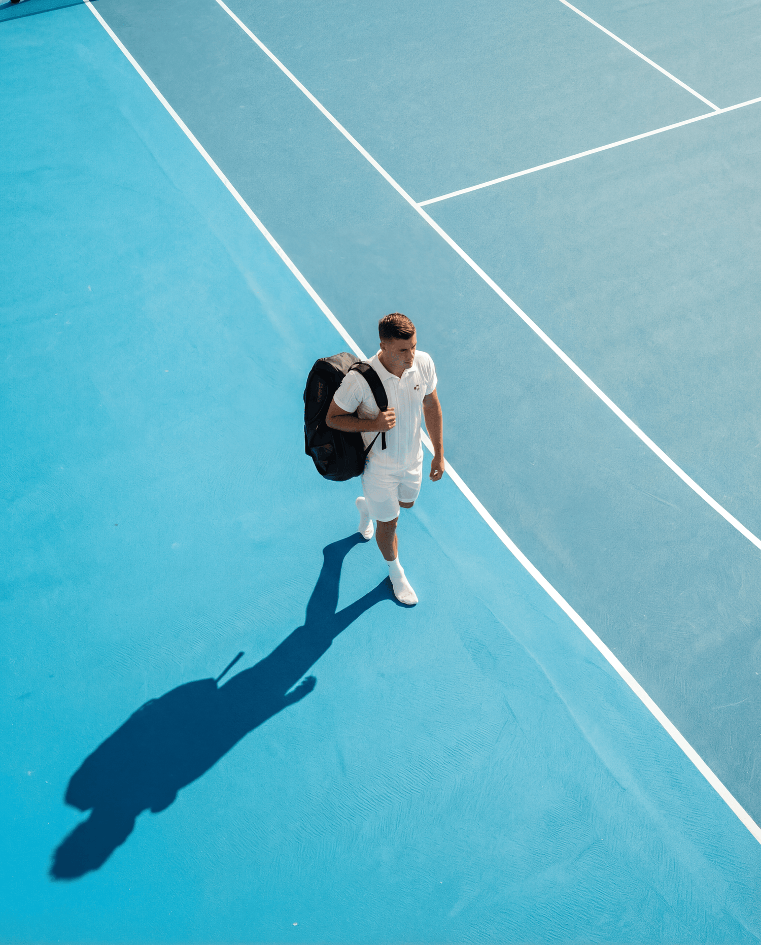 BoostCourt Polo White/Gold