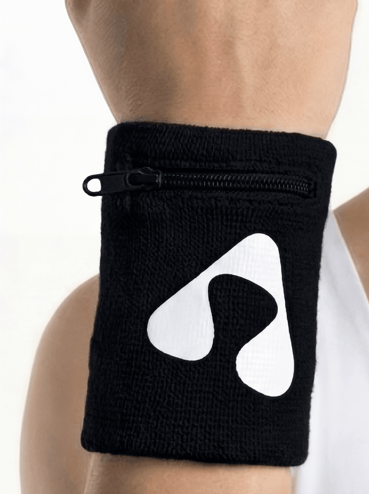 Boost Sweat Wristband with Zipper