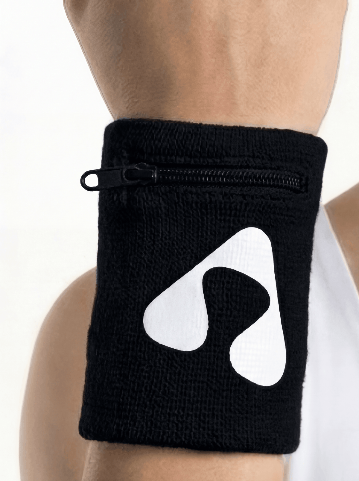 Boost Sweat Wristband with Zipper