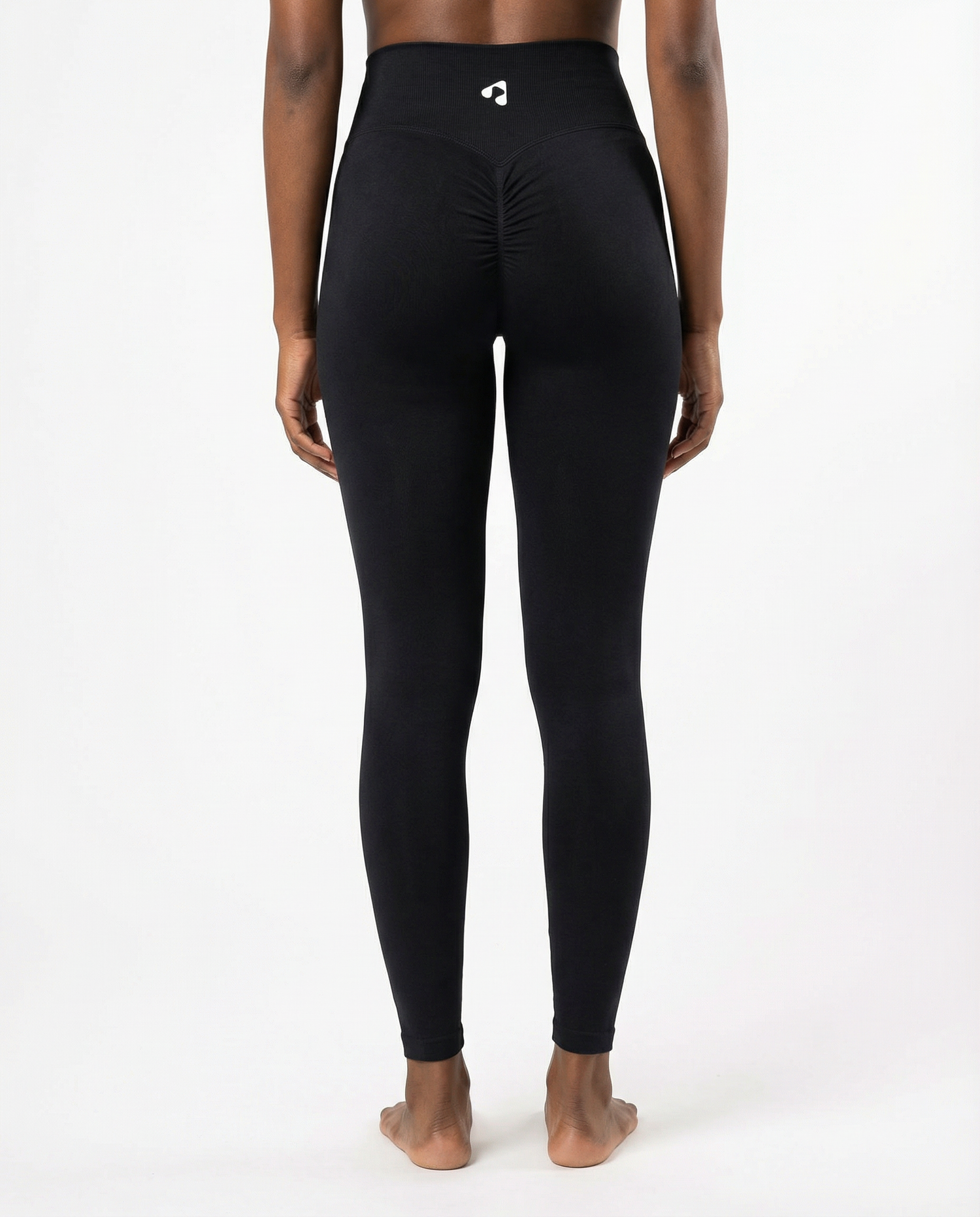 Boost Black High-Waisted Scrunch Tights